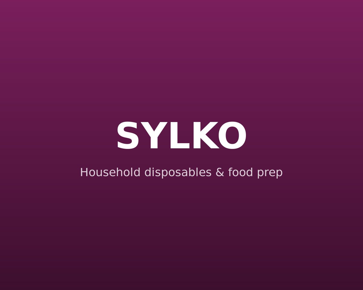 Sylko NSP — household disposables and food-preparation products